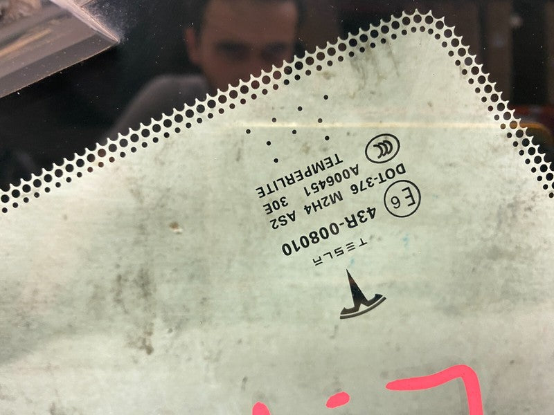 E6 43R-008010 ⭕ 2012-2015 Tesla Model S Rear Driver Side Quarter Fixed Glass Left 1051821-00-A