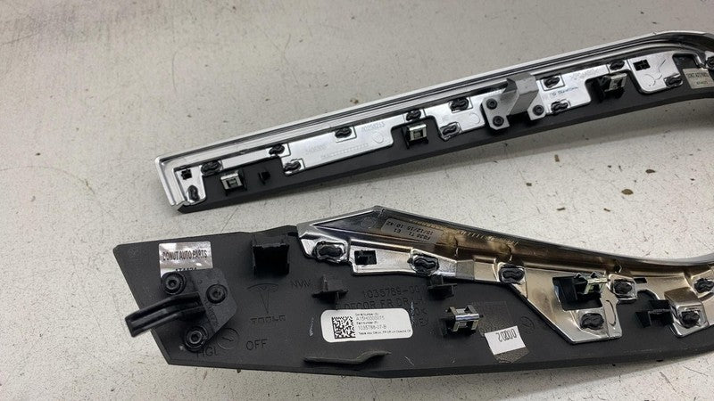 103578807B 2016-2020 Tesla Model X SET of Front & Rear Left & Right Door Molding Trim Decor