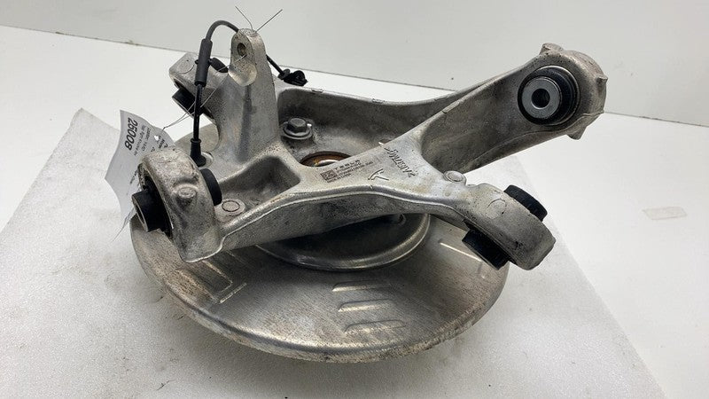 104412300B 2017-2023 Tesla Model 3 Rear Right Suspension Knuckle Spindle w/ Shield & Hub RH