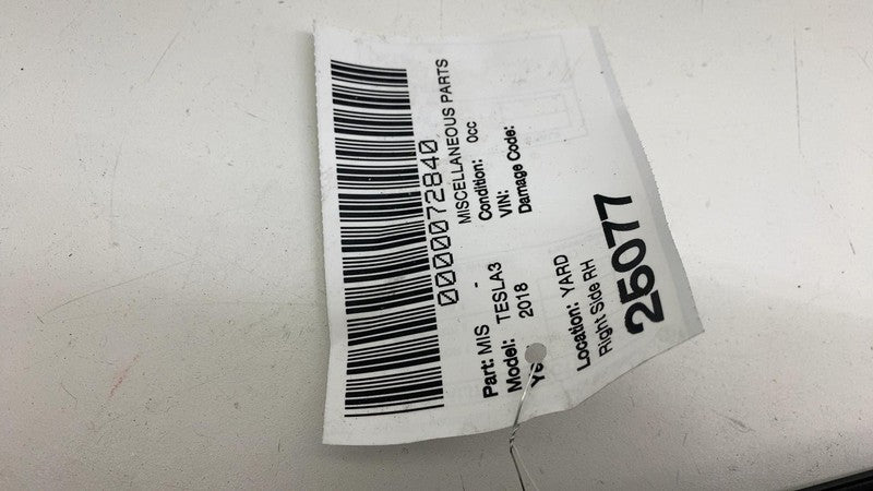 ⭕17-23 Model 3 Right B-Pillar Applique Glass Trim Molding w/ Camera 11