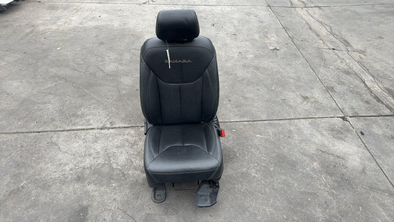 ⭕ 11-17 Jeep Wrangler Front Passenger 1st Row Bucket Seat Black Leather Right RH