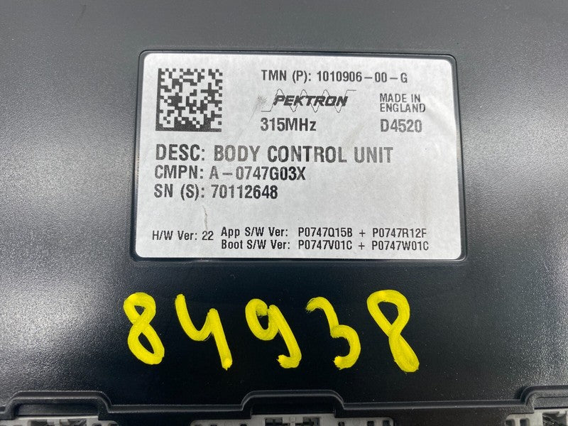101090600G ⭕ 12-20 Tesla Model S Body Controller BCM Control Module (315MHZ) 1010906-00-G