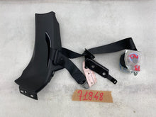 ⭕ 12-15 Model S Rear Right Seat Belt Retractor w/ Mid C-Pillar Trim 1023136-05-D