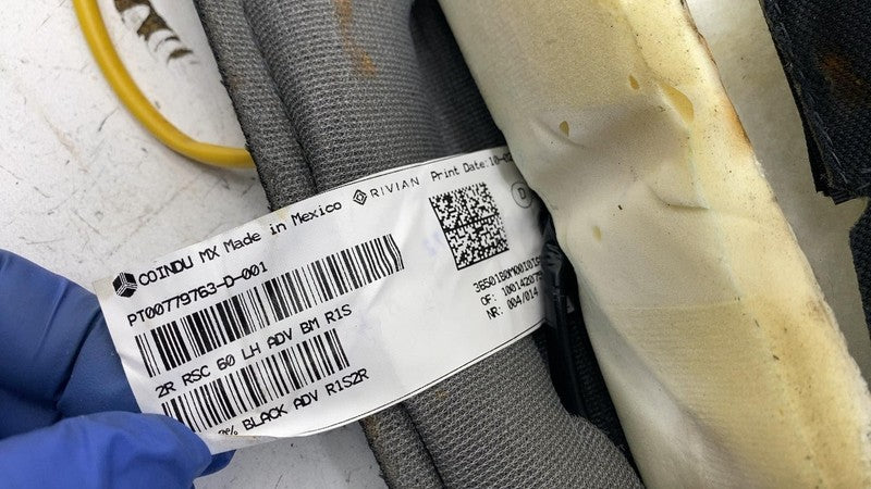 PT00779763D ⭕2025 Rivian R1S Rear Driver Side 2nd Row Lower Seat Cushion Black Left Assembly