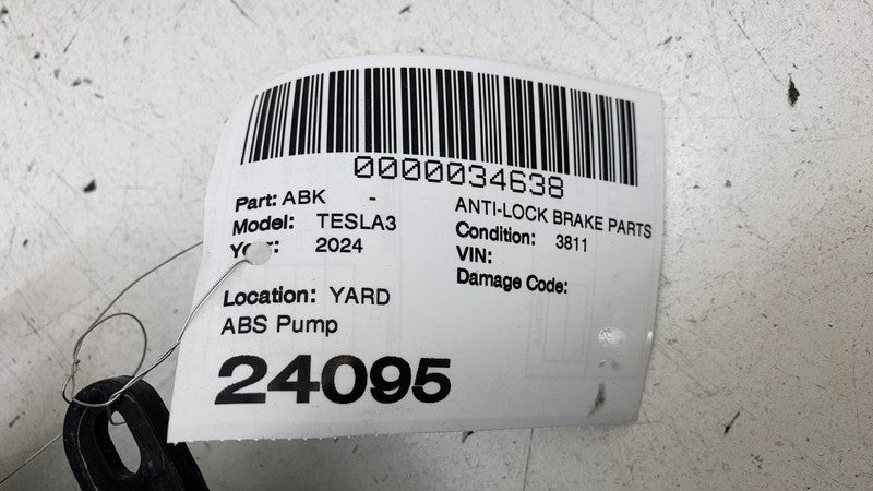 110354100A ⭕ 24 Model 3 Anti-Lock Brake System ABS Pump Unit w/ Bracket & Pipe 1103541-00-A