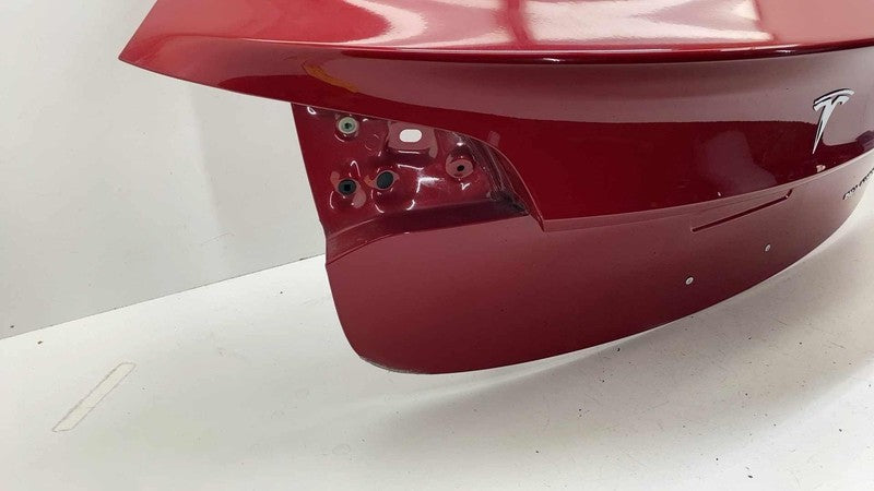 ⭕ 2017-2020 Tesla Model 3 M3 Rear Trunk Decklid Shell Panel Assembly Red PPMR