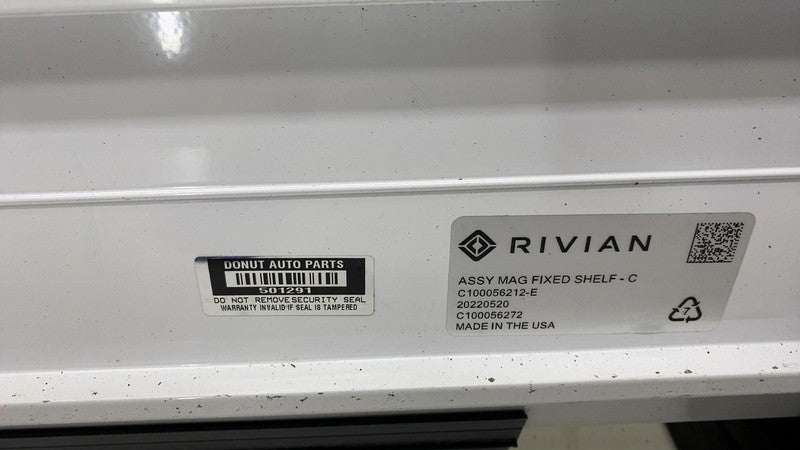 ⭕ 2022 Rivian EDV700 Amazon Van Rear Cargo Fixed Mag Shelf-C Assy C100