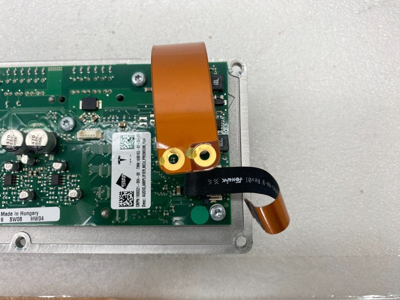 100616301D ⭕ 12-20 Tesla Model S MS Premium MCU Audio Amplifier Board Assembly 1006163-01-D