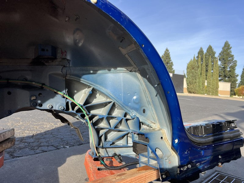 ⭕ 2016-2020 Tesla Model X MX Rear Passenger Right Quarter Panel Cutout Blue PPSB