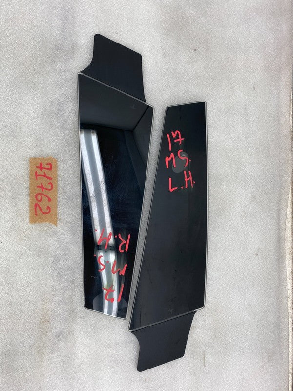 108389900B ⭕ 16-20 Tesla Model S Left & Right B-Pillar Glass Applique & Camera 1092307-00-B