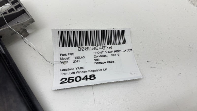 109662020J ⭕ 2017-2023 Tesla Model 3 Front Left Door Window Regulator & Motor 1096620-20-J