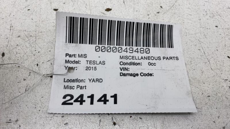 103890100E 2012-2020 Tesla Model S MS Electric Battery Heater w/ Wire Harness & Bracket OEM