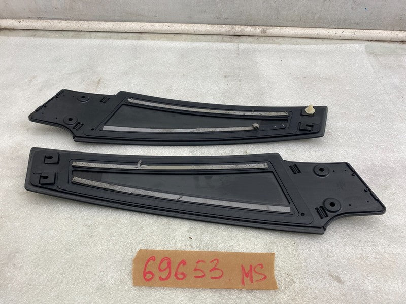 ⭕2012-2015 Tesla Model S PAIR Left & Right Exterior B-Pillar Applique Trim Cover