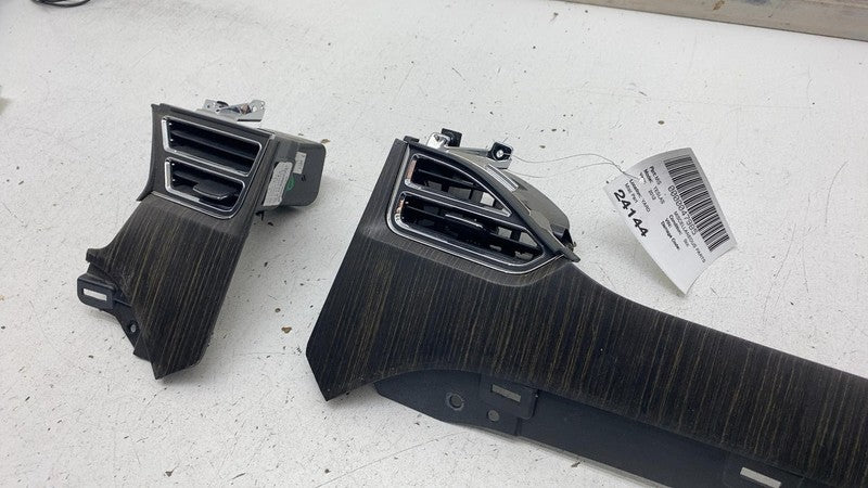 100783400C 2012-2015 Tesla Model S SET of Dash A/C Air Vent Dashboard Trim Cover Woodgrain
