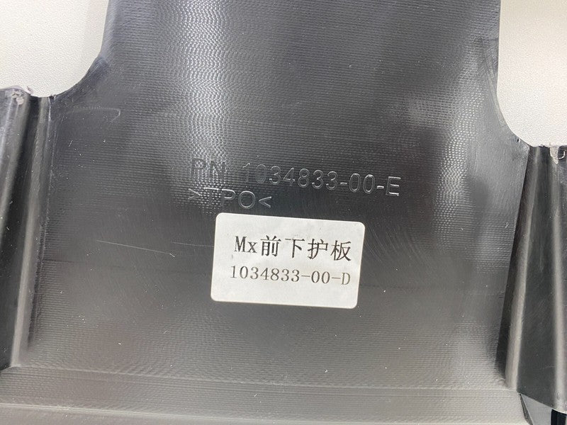 1034833 00 E ⭕ 15-20 Model X Front Bumper Lower Spoiler Valance Diffuser Cover 1034833-00-E