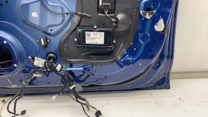 2012-2015 Tesla Model S Front Passenger Side Door Shell Panel Right RH Blue PPSB