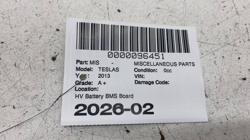 ⭕ 2012-2015 Tesla Model S Main Battery Motherboard BMS Module Unit 101