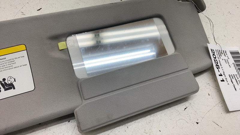 ⭕ 2021-2023 Tesla Model Y Front Sun Visor Right Sunvisor Providence 14