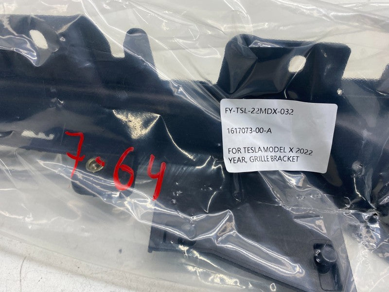 1617073 00 A ⭕21-25 Tesla Model X Front Bumper Fascia Upper Grille T-Badge Carrier 1617073-00