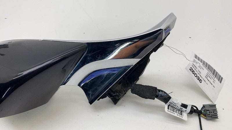 ⭕ 12-15 Model S Front Left Exterior View Door Mirror Black - PMBL 1041
