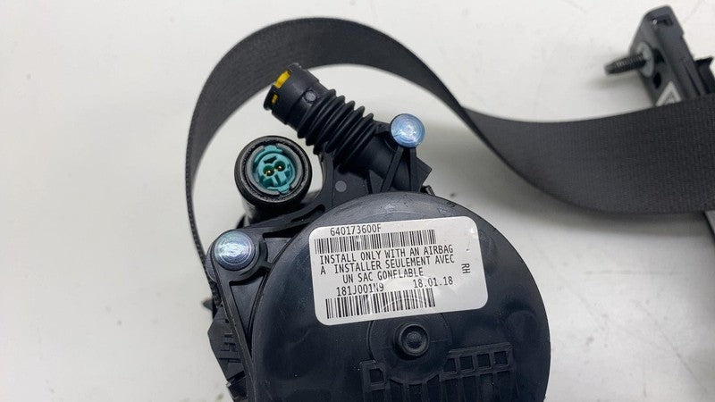108127901F ⭕ 2017-2023 Tesla Model 3 Front Right 1st Row Seat Belt & Retractor 1081279-01-F