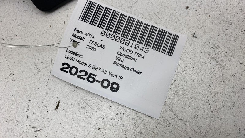⭕ 2012-2020 Tesla Model S MS SET Air Vent IP Finisher Dashboard Trim C