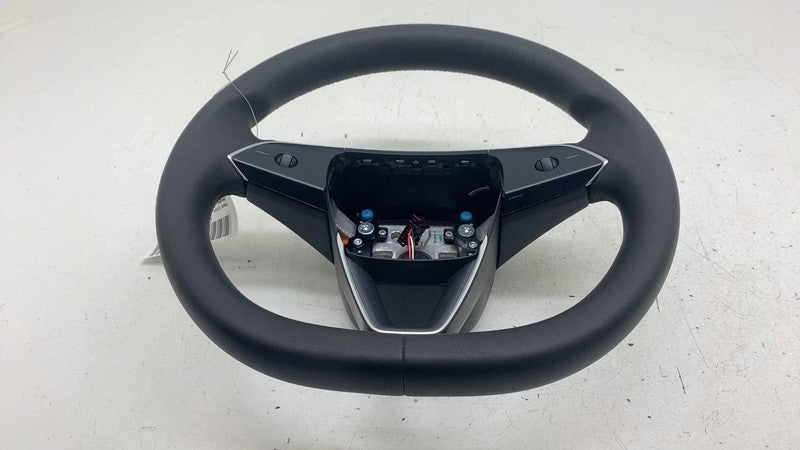 ⭕ 2024 2025 Tesla Model 3 Steering Wheel Leather Black Heated Assy 173