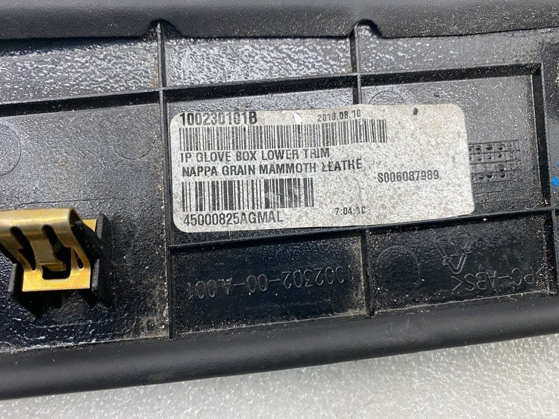 1002301-01-B ⭕ 12-20 Model S X Lower Glove Box Compartment Trim Cover Dash Panel 1002301-01-B