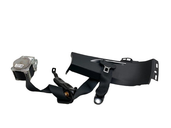 ⭕12-20 Model S Rear Right Seatbelt & Retractor w/ Mid C-Pillar Trim 10