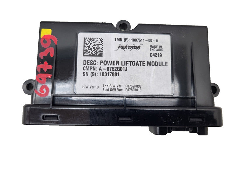 1007511 00 A ⭕2012-2015 Tesla Model S MS Power Trunk Liftgate Control Module OEM 1007511-00-A