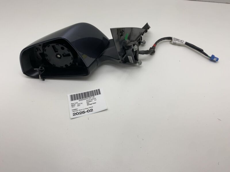 1592031-00-C 2021-2023 Tesla Model 3 Left Exterior Rear View Door Mirror (No Glass) Gray-PMNG