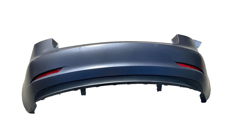 ⭕ 2017-2022 Tesla Model 3 Rear Bumper Cover w/ Park Sensor & Harness Gray PMNG
