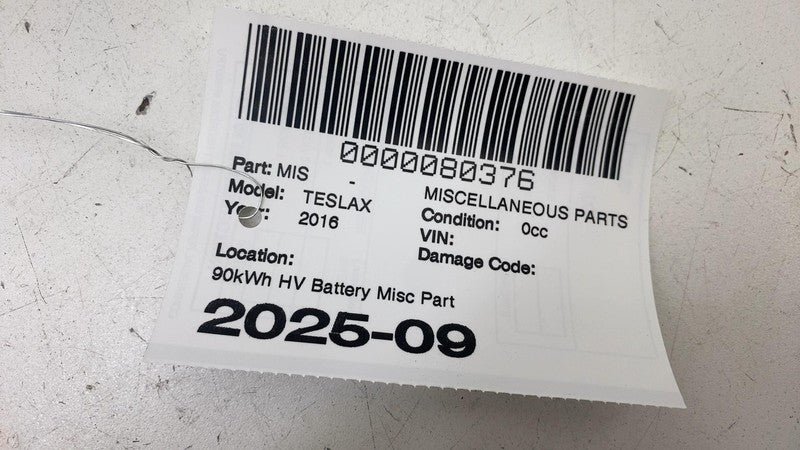 ⭕ 16-20 Model X PCBA HV High Voltage Battery Standby Supply Board 1042