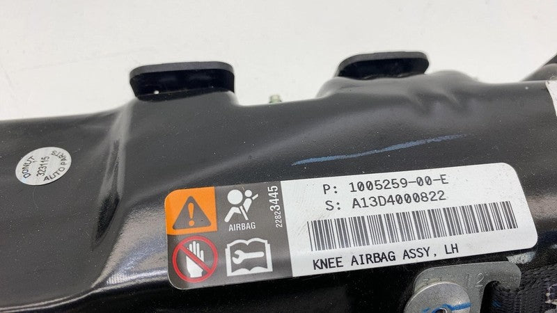 100525900E 2012-2015 Tesla Model S MS Front Driver Side Knee Safety Airbag Module Left Assy
