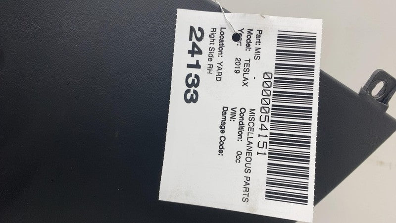 1073290 00 D 2016-2024 Tesla Model X Rear Passenger C-Pillar Lower Trim Trunk Finisher Right