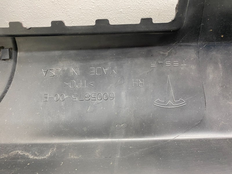 600587500E ⭕12-20 Model S Passenger Side Rocker Panel Outer Sill Molding Right 6005875-00-E