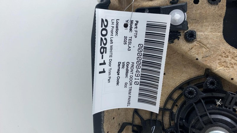 ⭕ 24-25 Tesla Model 3 Front Driver Side Highland Door Panel Trim Card 