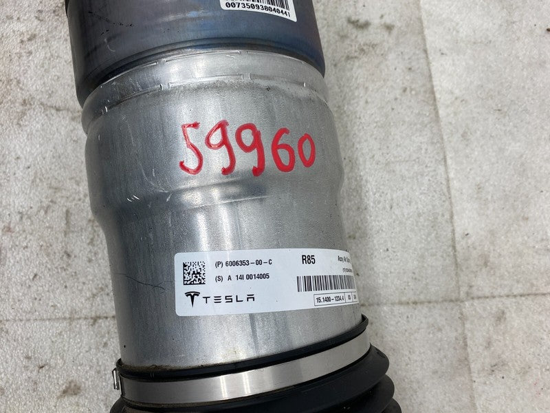 6006353 00 C ⭕ 12-15 Tesla Model S Rear Side Air Suspension Spring Module Right 6006353-00-C