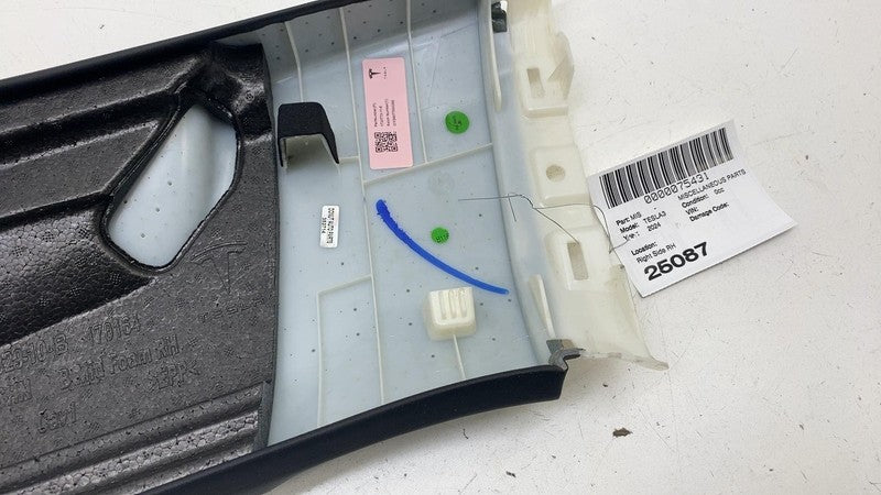 ⭕ 2024-2025 Tesla Model 3 Right B-Pillar Middle Trim Cover Panel RH 17