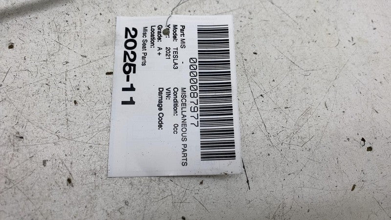 ⭕ 17-23 Model 3 Front Passenger Side Seat Upper Cushion Right Black 14