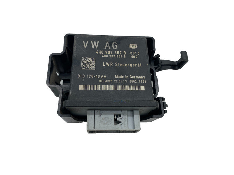 4H0 907 357 B ⭕ 12-17 Audi A6 A7 Headlight Head Lamp Range Control Module & Bracket 4H0907357B