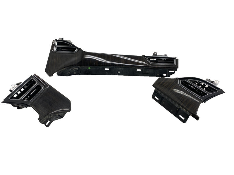100451807F ⭕12-15 Model S SET of Dash A/C Air Vent Outlet Dashboard Trim Panel 1004518-07-F