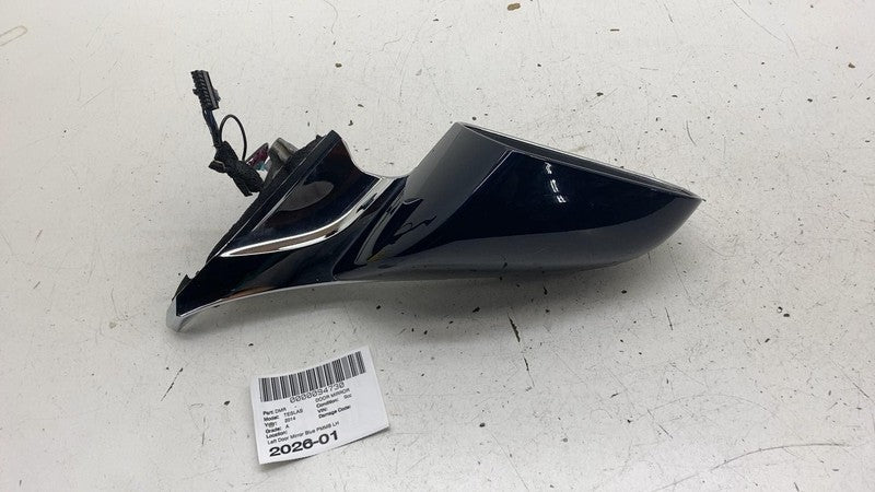 ⭕ 12-15 Tesla Model S Left Exterior Rear View Door Mirror Blue PMMB 60