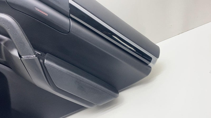 7P0 863 981 2011-2018 Porsche Cayenne Rear Driver Side Door Panel Trim Card Cover Left Black