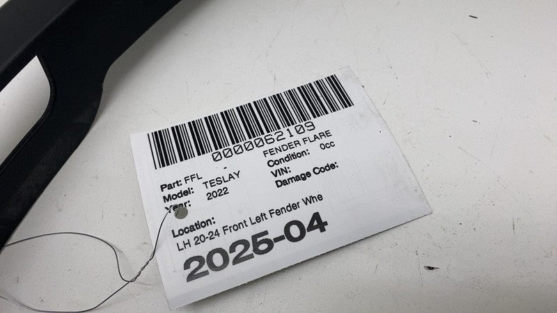 1494185-00-C ⭕2020-2024 Tesla Model Y Front Left Fender Wheel Arch Flare Molding 1494185-00-C