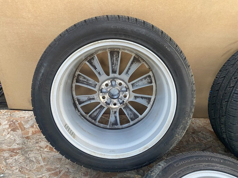 1027245 00 C 2016-2020 Tesla Model X 20" Wheel Rim 20x9.5 +40MM Continental Tire 275/45R20 x3