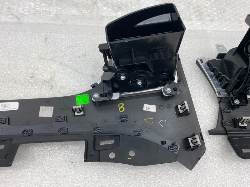 104277209B ⭕2016-2020 Tesla Model X MX SET of Dash A/C Air Vent Outlet Dashboard Trim Panel