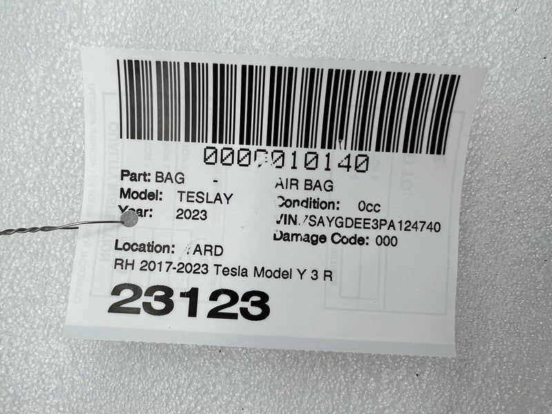 1077826-00-D ❇️17-23 Tesla Model Y 3 Right Knee Airbag Passenger Safety Module RH OEM 1077826