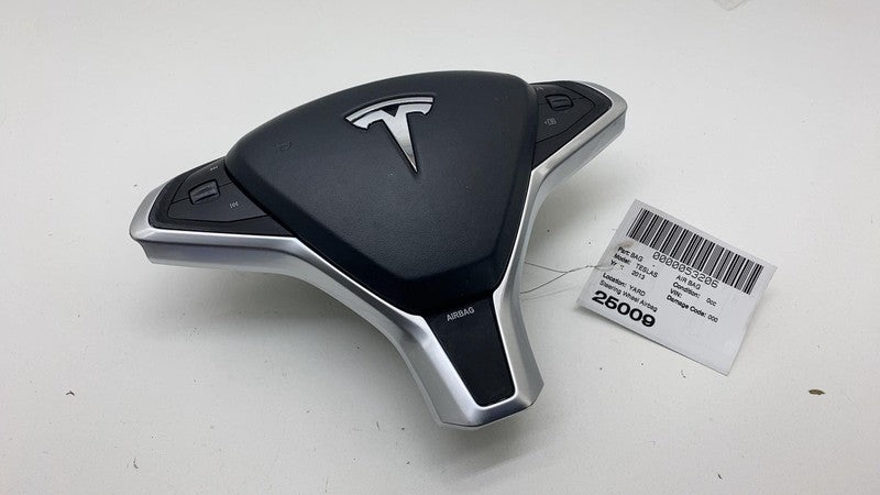 101426501C 2012-2015 Tesla Model S Steering Wheel Airbag Module w/ Retainer Plate Bracket