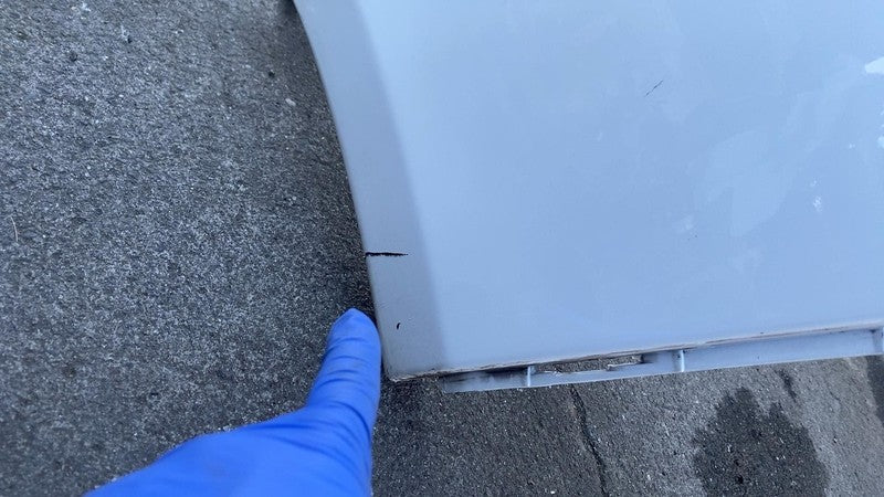 ⭕ 2012-2015 Tesla Model S MS Rear Bumper Cover Assembly White PPSW 600